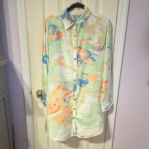 Maaji Multicolor Abstract Women’s Shirt Dress